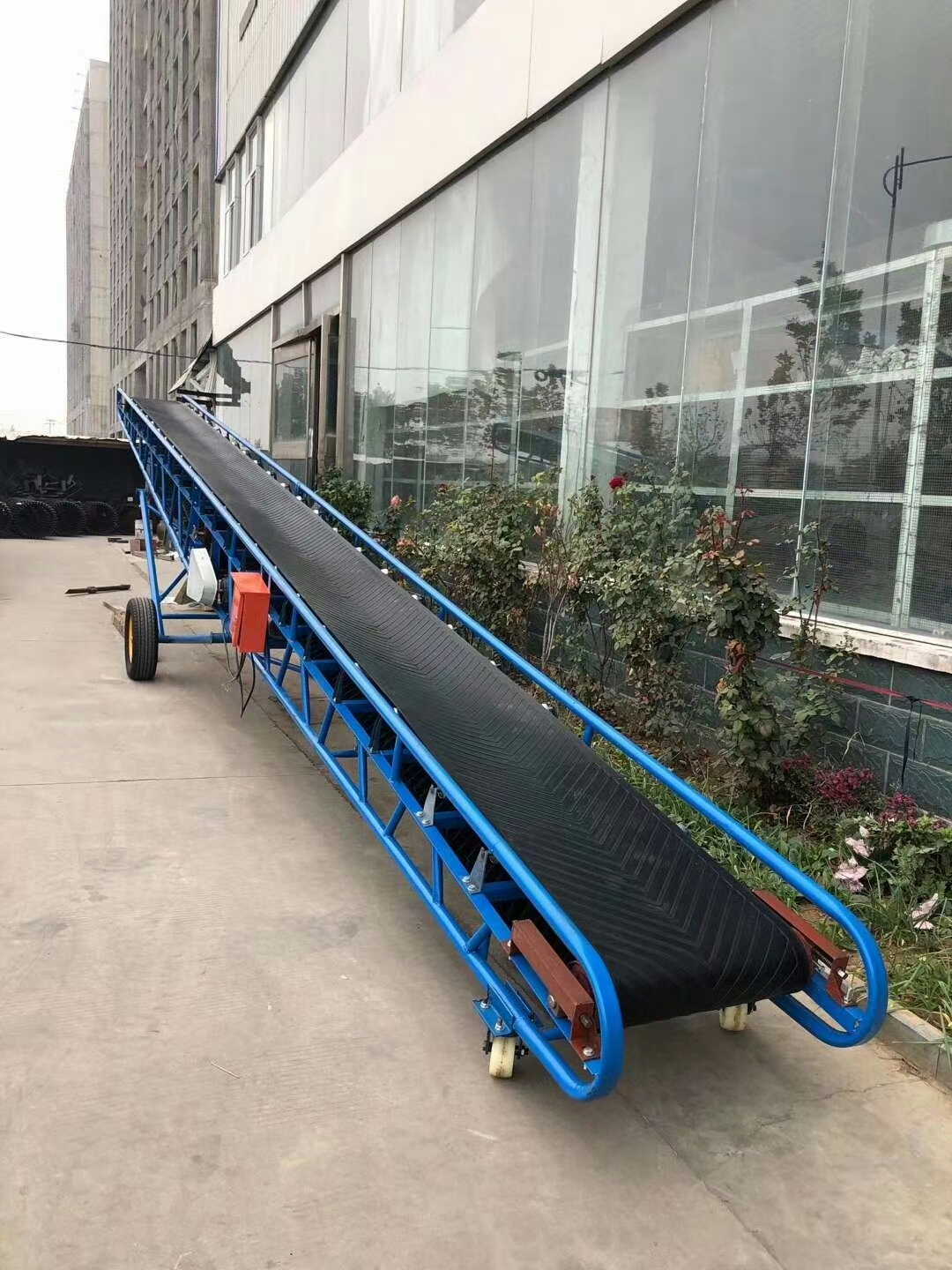 山西煤塊裝車皮帶輸送機